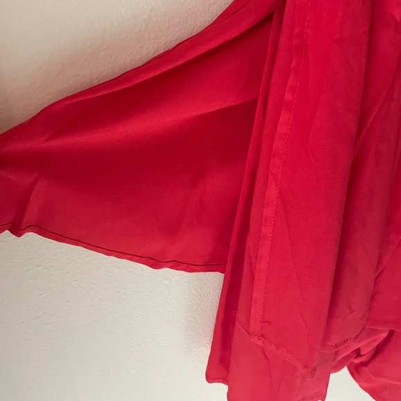 Nordstrom Red Strapless Smock Romper - Picture 7 of 12